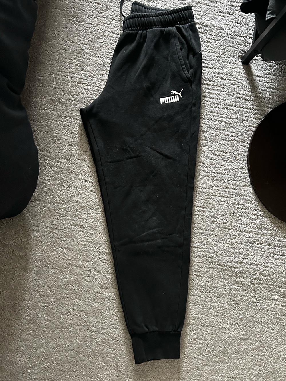 Black Puma Sweatpants